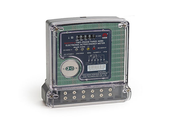 Do Cyclometer dobro do medidor elétrico da fase da indicação do diodo emissor de luz medidor elétrico 2×127 220V 5 100 A