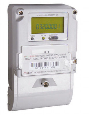Medidor da energia da fase monofásica de Digitas da tarifa da etapa com Rs485 230V 240V