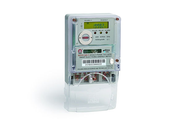IEC62053 23 4 medidor esperto do medidor de poder 220v das tarifas Kwh com o módulo do PLC RF