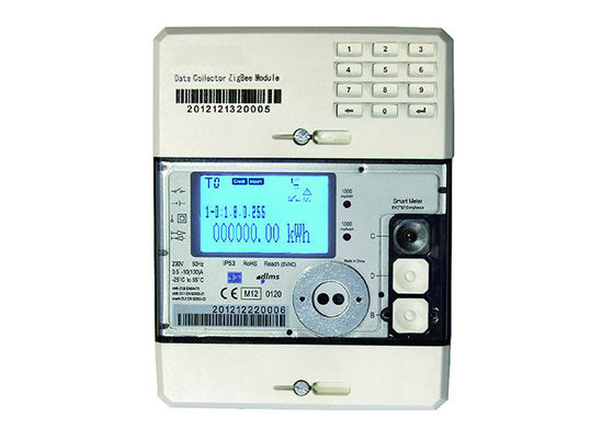 Medidor pagado antecipadamente Smets1 Smets 2 da fase monofásica da eletricidade 1 medidor da energia do fio da fase 2