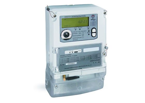 Medidor esperto do PLC ZigBee Gprs do RF com uma comunicação conforme DLMS 3×120 208V