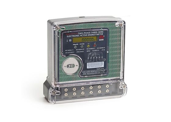 Medidor elétrico do Cyclometer esperto bifásico comercial do medidor do kWh